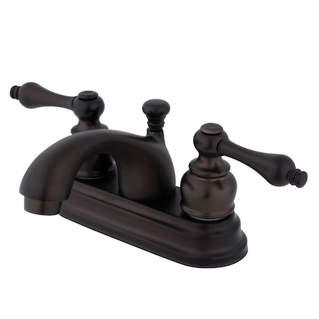 Kingston Brass 4" Centerset Bathroom Faucet, Oil Rubbed Bronze KB2605AL